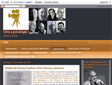 Tablet Screenshot of cineypsicologia.com